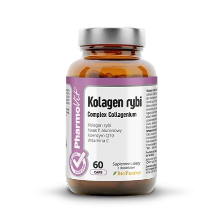 Kolagen rybi - complex Collagenium, 60 kaps. vege - Pharmovit 