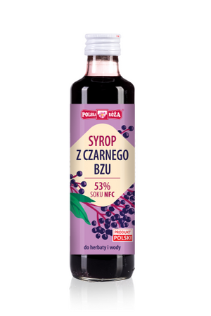 Syrop z czarnego bzu, 250 ml - Polska Róża