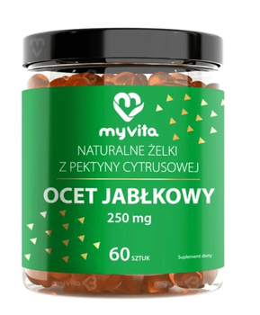 Naturalne Żelki - Ocet Jabłkowy, 60 szt. - MyVita