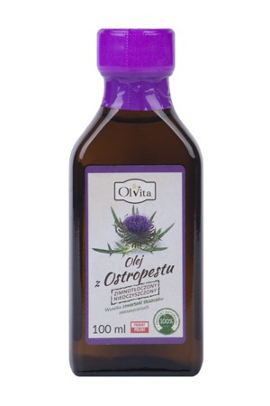 Olej z ostropestu tłoczony na zimno, 100 ml - OlVita 