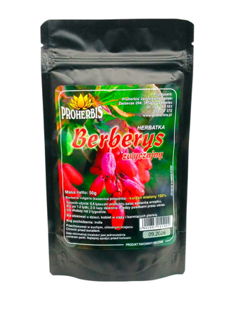 Herbatka Berberys, 50 g - Proherbis 