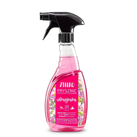 Płyn do mycia kabin - winogrono, 500 ml - Zielko