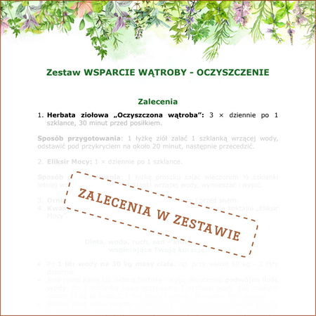 Zestaw WSPARCIE WĄTROBY EXTRA