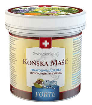 Końska maść chłodząca FORTE, 500 ml - SwissMedicus