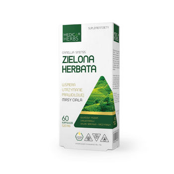 Zielona Herbata 520 mg, 60 kaps. - Medica Herbs