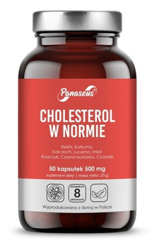 Cholesterol w Normie, 50 kaps. vege - Panaseus