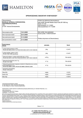 Maślan Sodu Forte SR 1000 mg, 90 kaps. - Biovelle