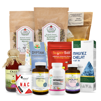 Zestaw WSPARCIE WĄTROBY DETOX & BALANS PREMIUM