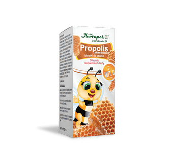 Propolis z Pyłkiem Kwiatowym, 30 tabl. - Herbapol
