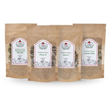 Zestaw OCZYSZCZAJĄCY ORGANIZM mały - 8 herbat - Program  D4