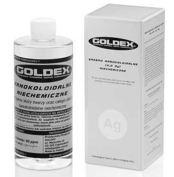 Srebro nanokoloidalne, 500 ml - Goldex