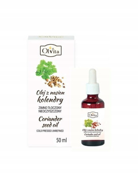 Olej z kolendry, tłoczony na zimno, 50 ml - OlVita