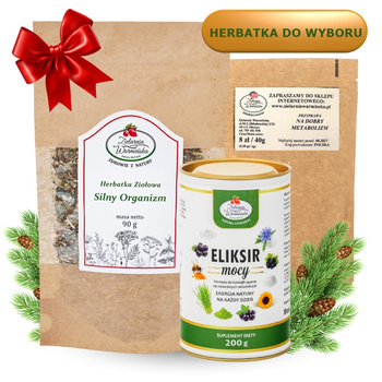 Zestaw ,,Dla Mężczyzn" z herbatką, Eliksirem Mocy i przyprawą ,,Na dobry metabolizm''