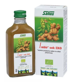 Imbir sok EKO, 200 ml - Salus