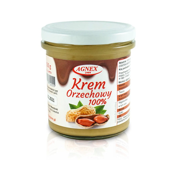 Krem Orzechowy 100%, 350 g - Agnex