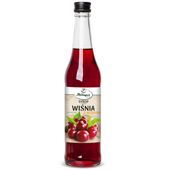 Syrop o smaku Wiśni z Witaminą C, 480 ml - Herbapol