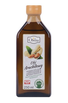 Olej arachidowy tłoczony na zimno, 250 ml - OlVita