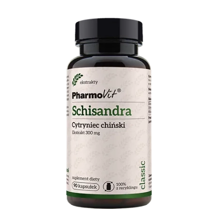 Schisandra - cytryniec chiński 300 mg, 90 kaps. - Pharmovit 