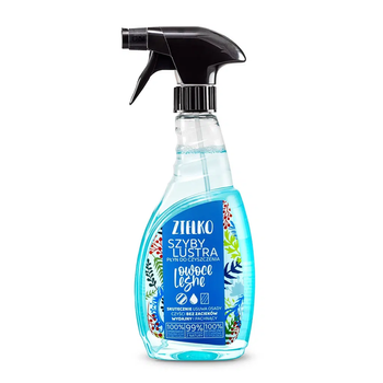 Szyby i lustra płyn do czyszczenia - owoce leśne, 500 ml - Zielko