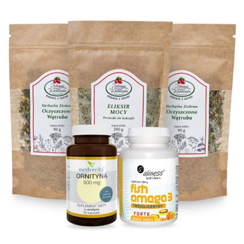 Zestaw WSPOMAGAJĄCY FUNKCJONOWANIE WĄTROBY