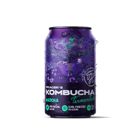 Fermentowany napój na bazie zielonej herbaty matchy, gazowany, 330 ml - Premium Rosa