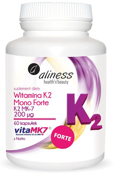 Witamina K2 Mono Forte, 60 kaps. - Aliness