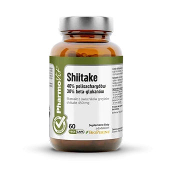 Shiitake 450 mg, 60 kaps. vege - Pharmovit