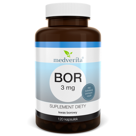 Bor 3 mg, 120 kaps. - Medverita
