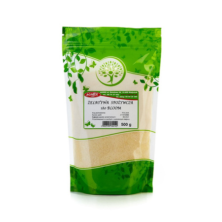 Żelatyna Spożywcza, 500 g - Agnex