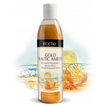 Peelingujący żel Gold Baltic Amber, 300 ml - Bioetiq