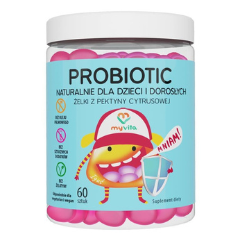 Naturalne Żelki - Probiotic, 60 szt. vege - MyVita