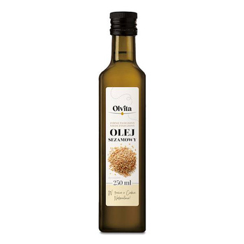 Olej sezamowy, tłoczony na zimno, 250 ml - OlVita