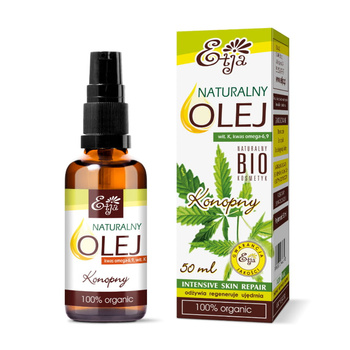 Naturalny Olej Konopny BIO, 50 ml - Etja