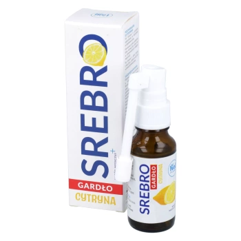 Srebro koloidalne Gardło - cytryna, 20 ml - NelFarma