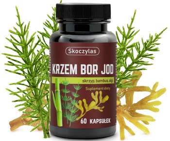 Krzem, Bor, Jod, 60 kaps. vege - Skoczylas
