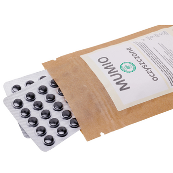Mumio Oczyszczone 200 mg, 60 tabl. - Biomika