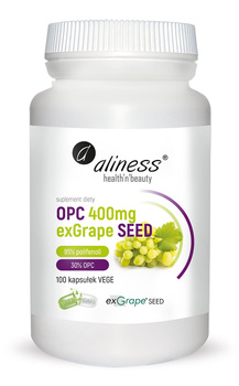 OPC 400 mg exGrape SEED, 100 kaps. vege - Aliness