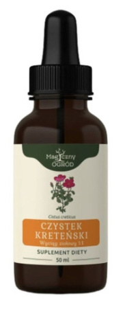Czystek Kreteński Wyciąg Ziołowy 1:1, 50 ml - Magiczny Ogród