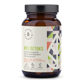 Mój Detoks, naturalne wsparcie przed uszkodzeniami oksydacyjnymi, 60 kaps. - Aura Herbals