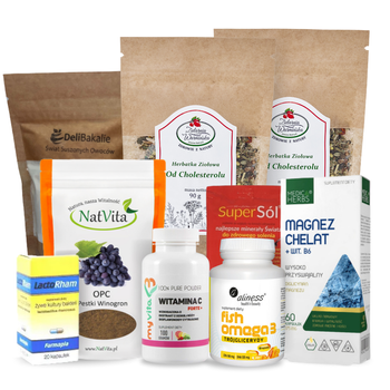 Zestaw WSPARCIE METABOLIZMU CHOLESTEROLU