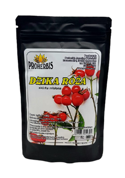 Dzika Róża skórka mielona, 100 g - Proherbis
