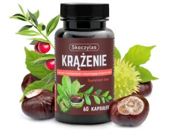 Krążenie ruszczyk, kasztanowiec, 60 kaps. vege - Skoczylas