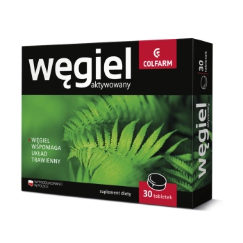 Węgiel Aktywowany, 30 tabl. - Colfarm