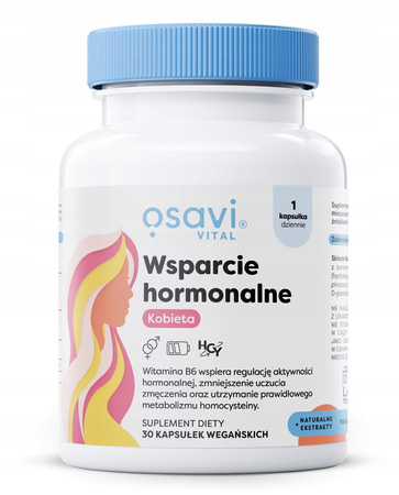 Wsparcie Hormonalne - Kobieta, 30 kaps. vege - Osavi