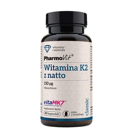 Witamina K2 z Natto 150 µg, 60 kaps. - Pharmovit