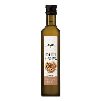 Olej z orzecha włoskiego, tłoczony na zimno, 250 ml - OlVita