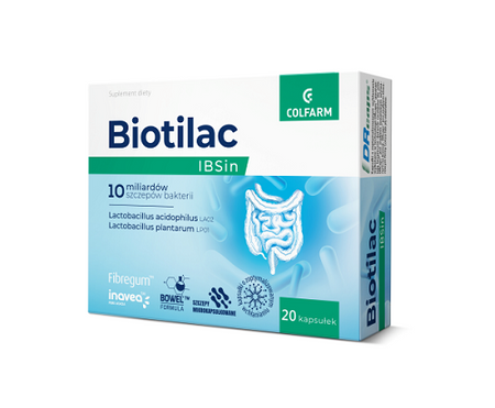 Biotilac IBSin, 20 kaps. - Colfarm