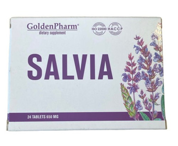 Szałwia, 24 tabl. - Golden Pharm