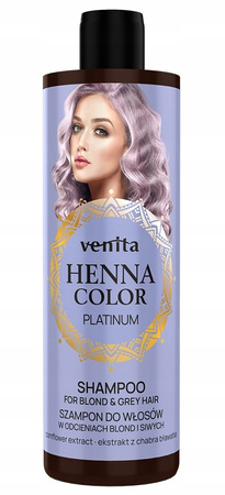  Szampon do włosów w odcieniach blond, 300 ml - Venita 