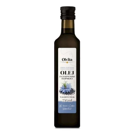 Olej z czarnuszki Egipskiej, tłoczony na zimno, 250 ml - OlVita